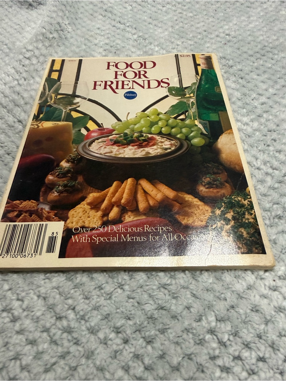Food for Friends Cookbook - Cream Cover